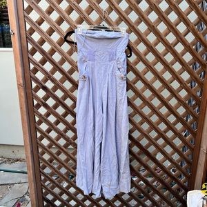 Free people pale blue jumpsuit